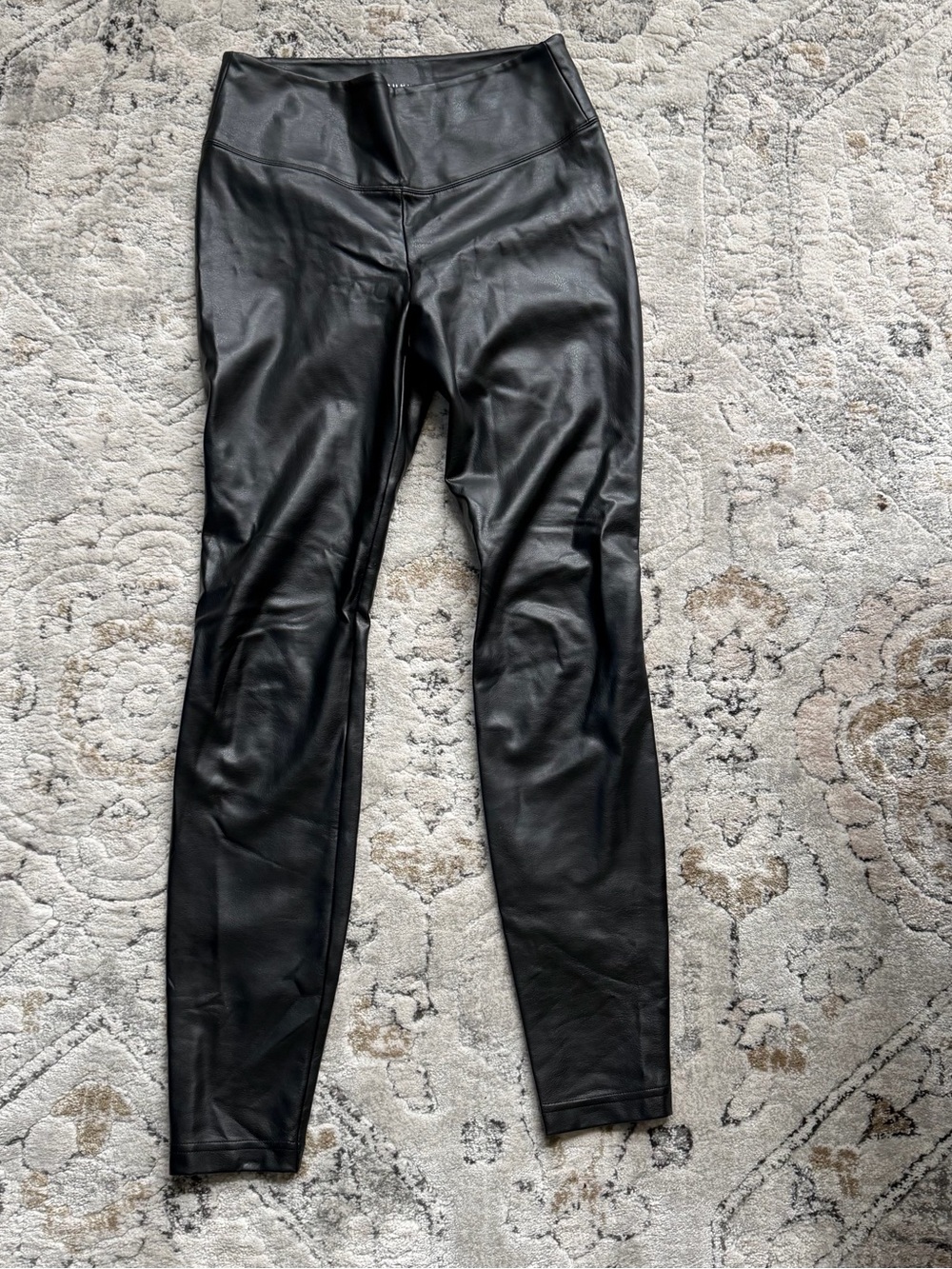 White House Black Market Black Faux Leather Leggings